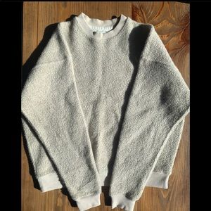 Outdoor Voices Mega Fleece Sweater Small Oatmeal
